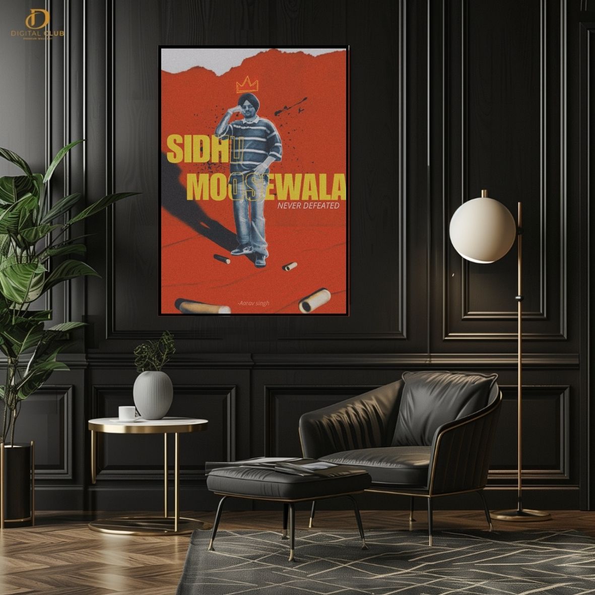 Sidhu Moosewala - Music - Premium Wall Art