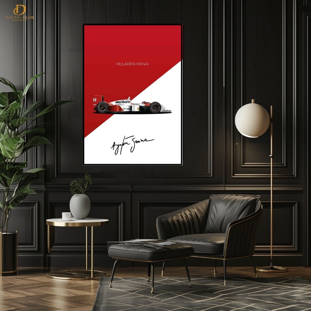 F1 McLaren -Car- Premium Wall Art - Art Digital Club