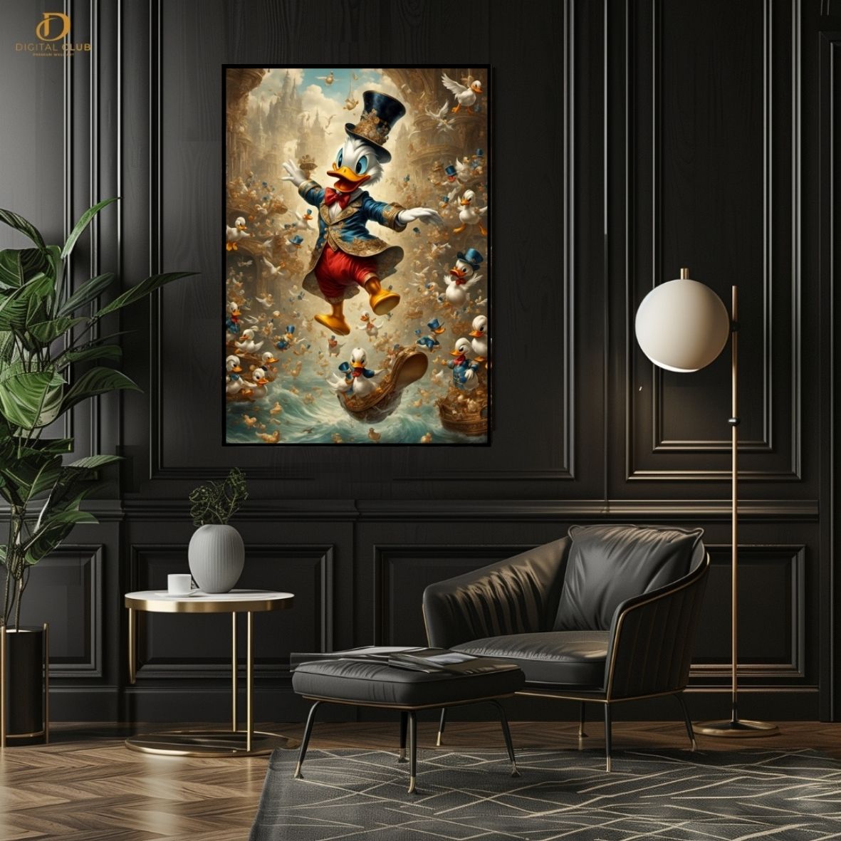 Duck Graphic -Gaming- Premium Wall Art - Art Digital Club