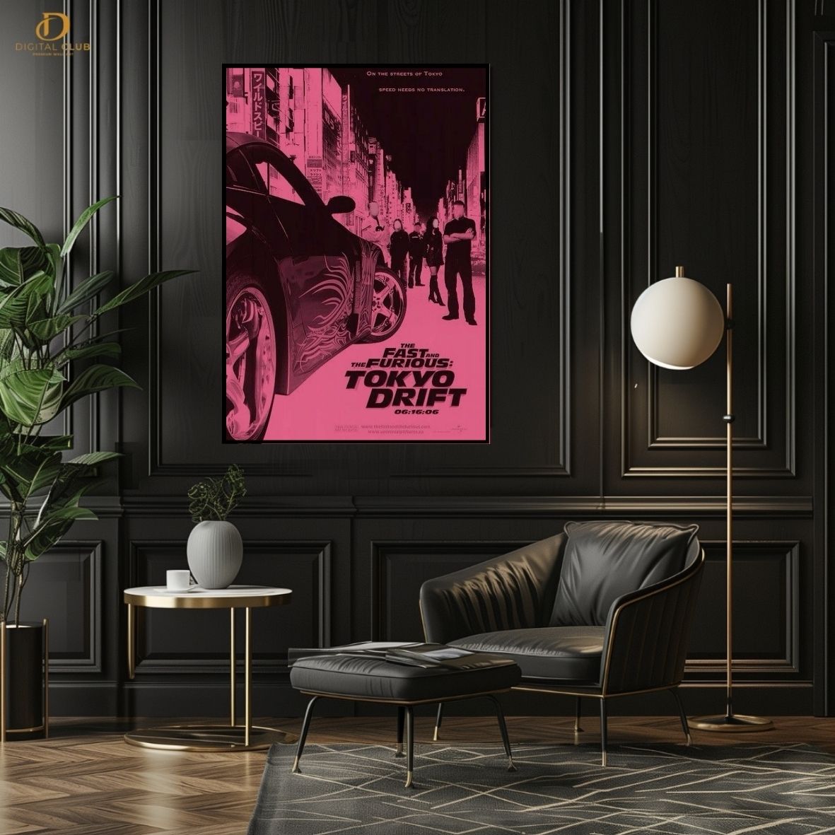 Tokyo Drift- Movie- Premium Wall Art - Art Digital Club