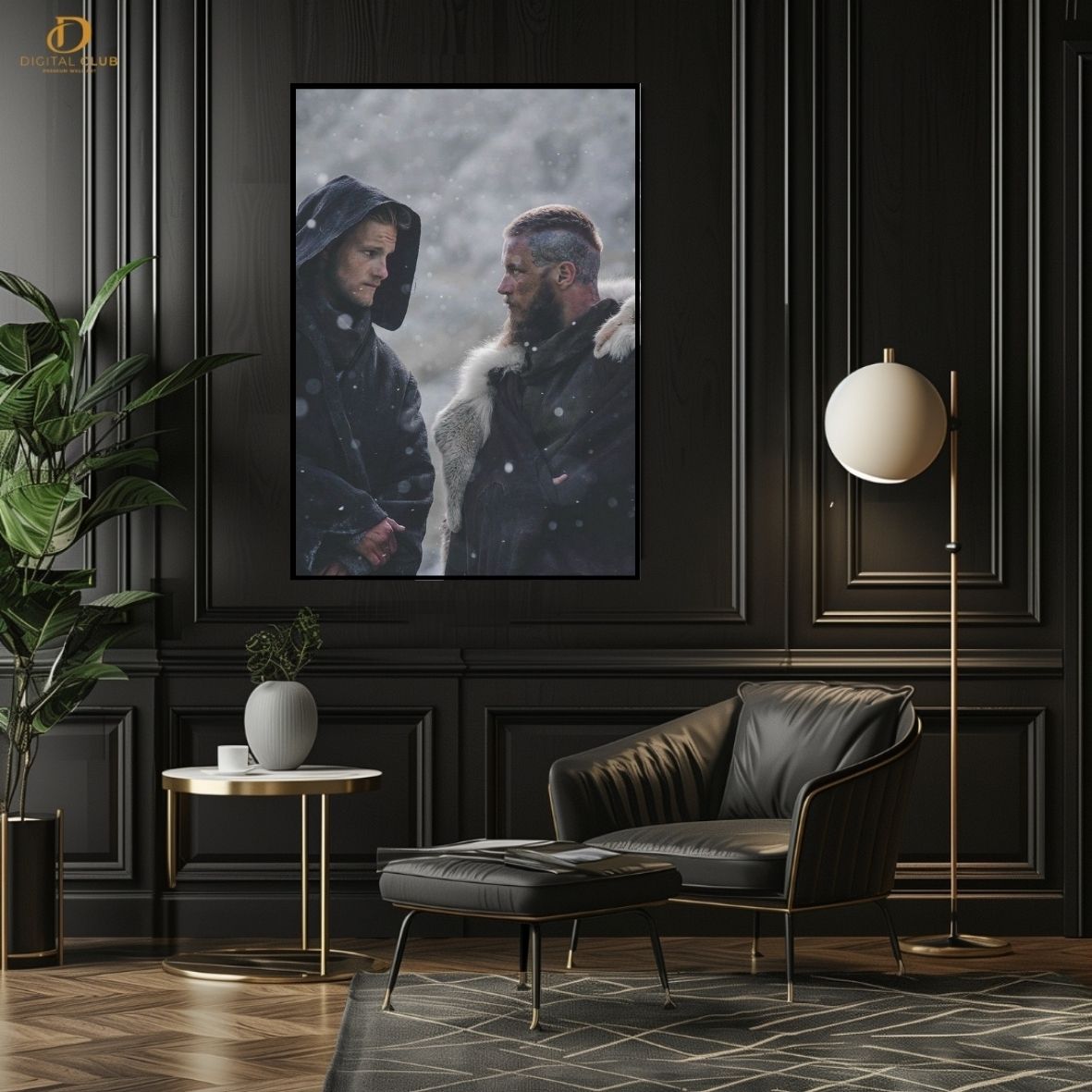 Ragnar/ Bjorn Vikings- Movie - Premium Wall Art