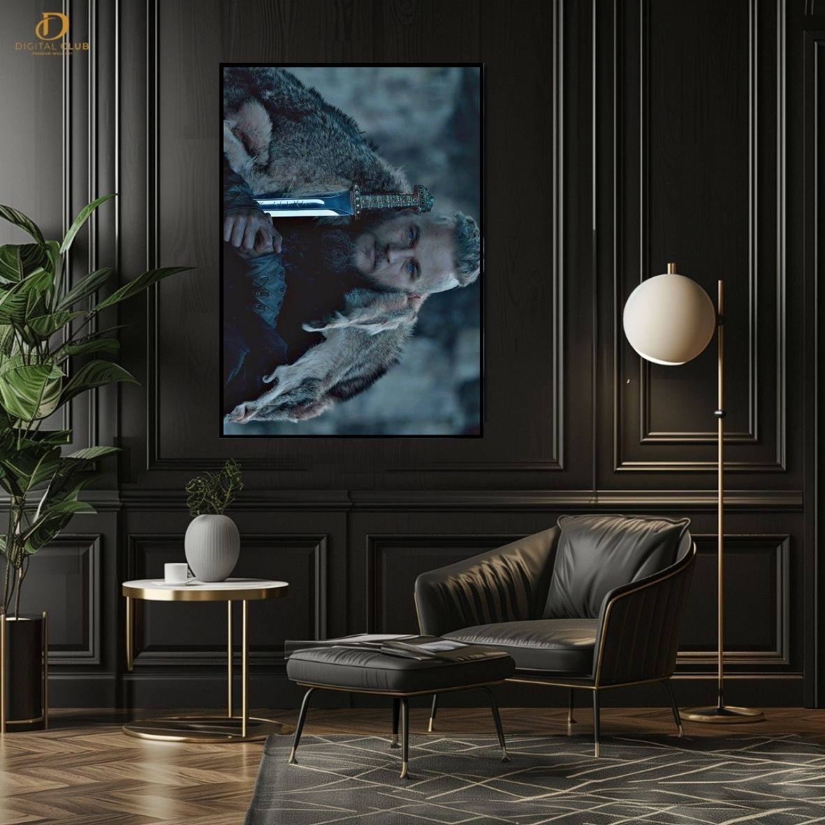 Goat Ragnar Vikings 2 - Movie - Premium Wall Art