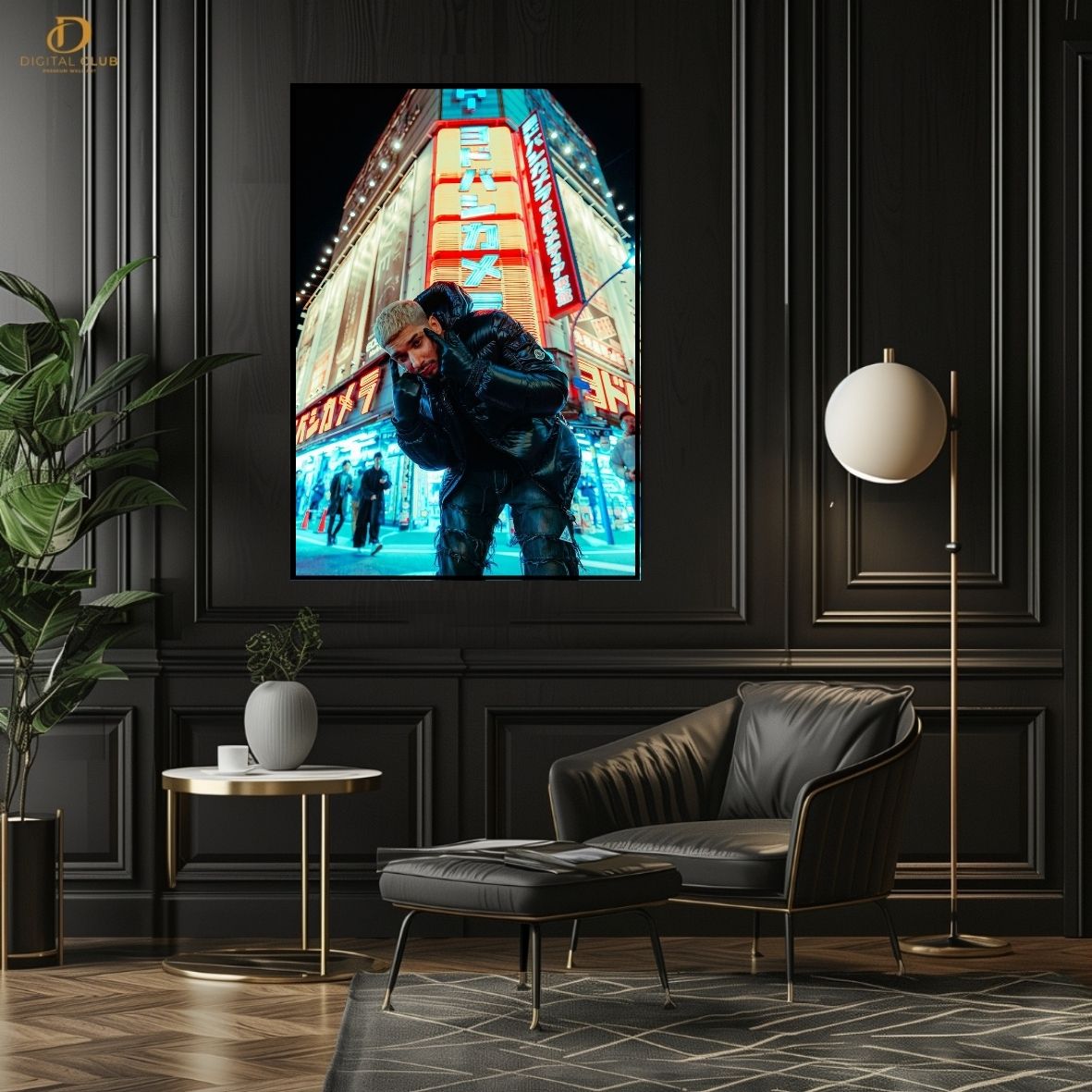 KRISNA - Music- Premium Wall Art - Art Digital Club