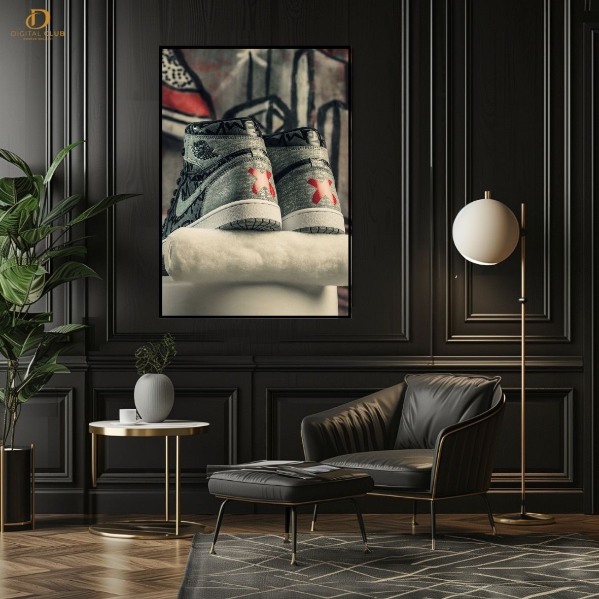 Jordan Graphic- Shoe - Premium Wall Art