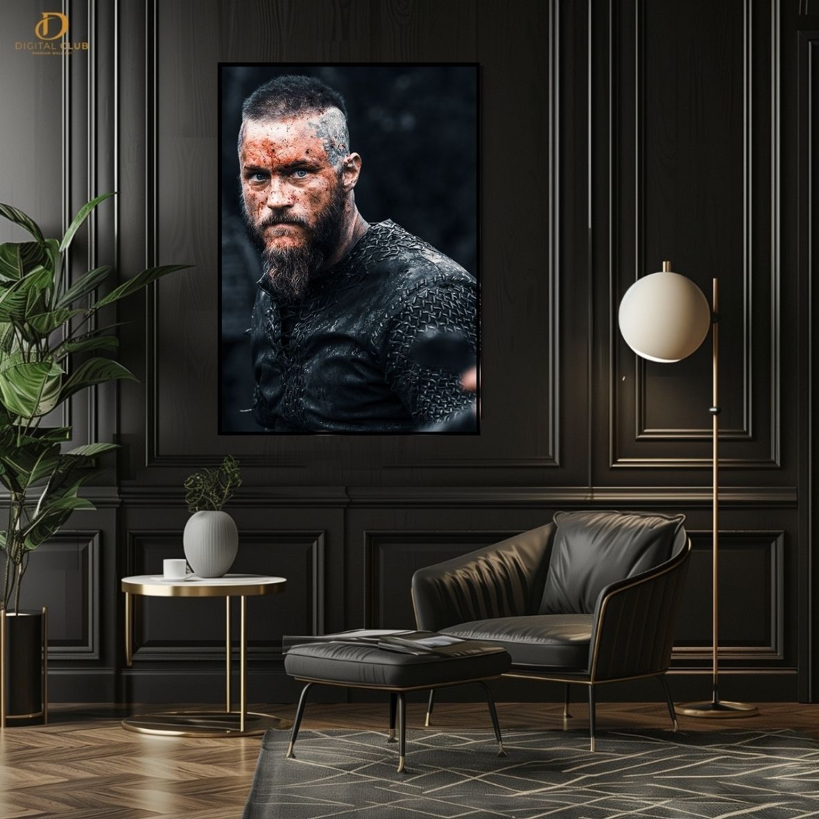 Ragnar Vikings 6 - Movie - Premium Wall Art