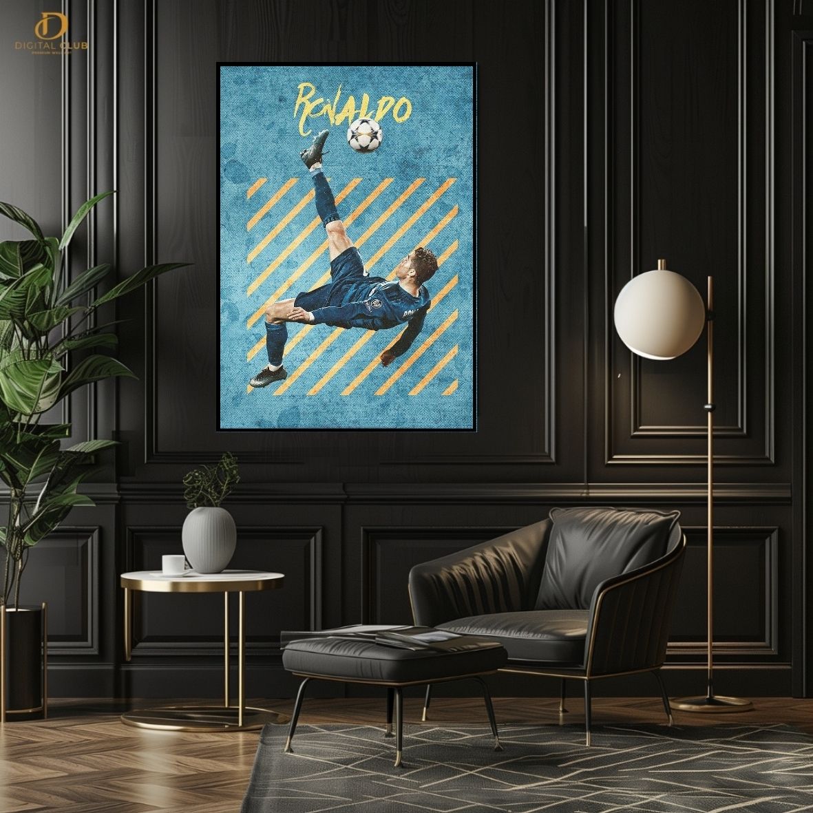 Ronaldo Kick - Football - Premium Wall Art