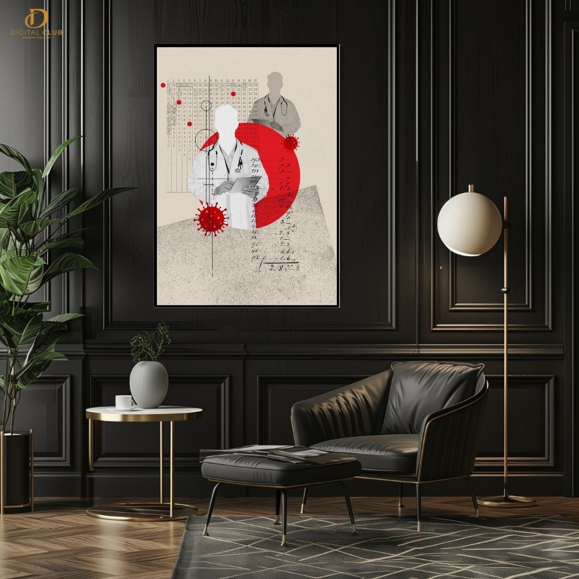 Doctor Artwork 12 -Office- Premium Wall Art