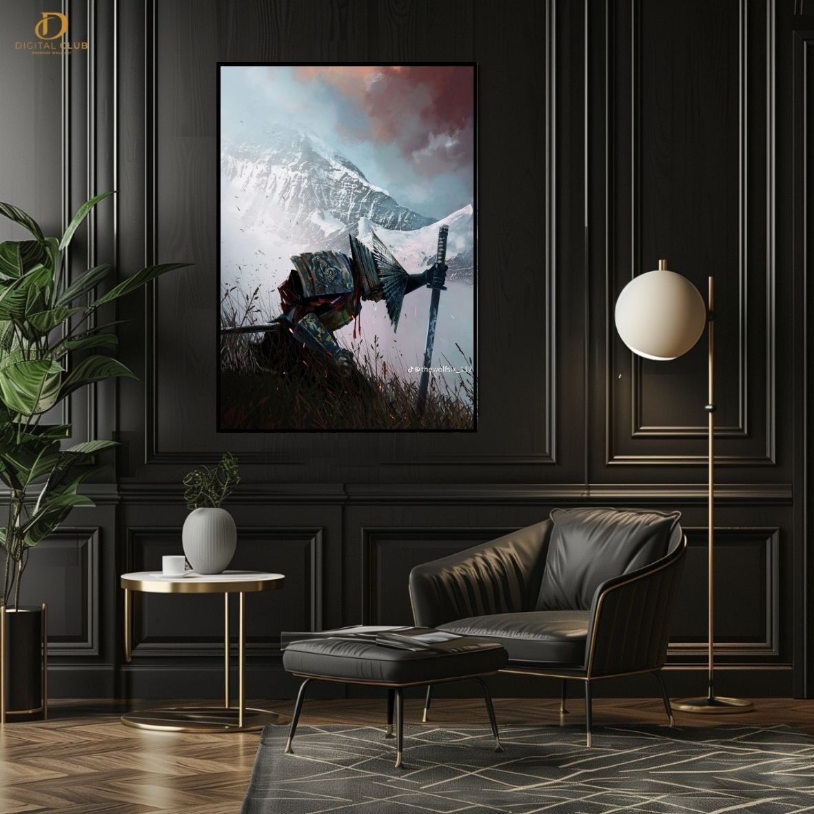 Samurai - Gaming- Premium Wall Art