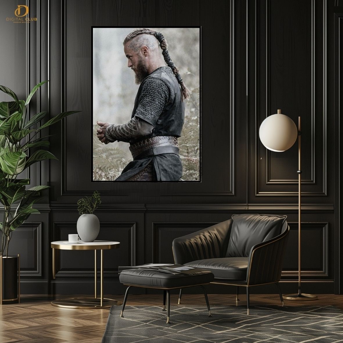 Ragnar Vikings- Movie - Premium Wall Art