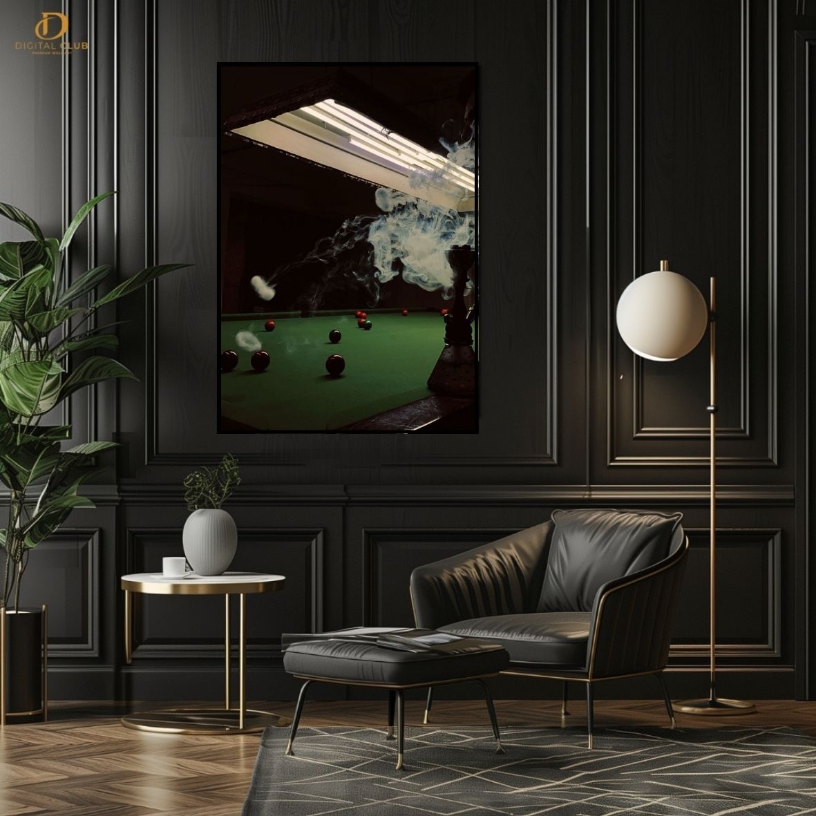 Hokkah Snooker- Aesthetic -Premium Wall Art