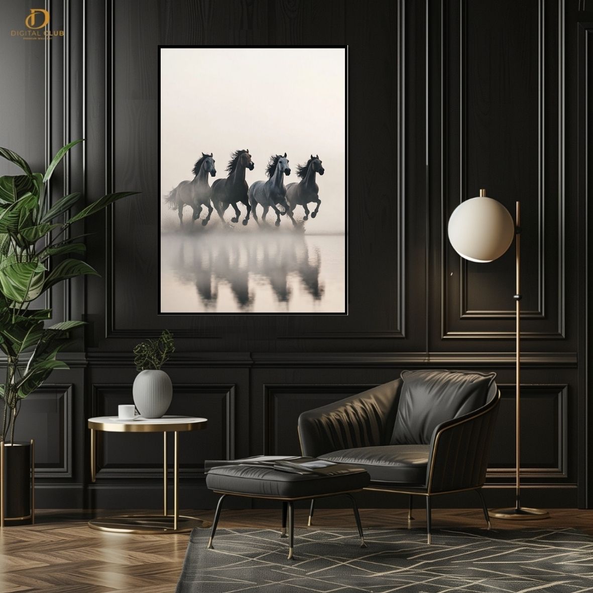 Horse Artwork 13- Animal-Premium Wall Art