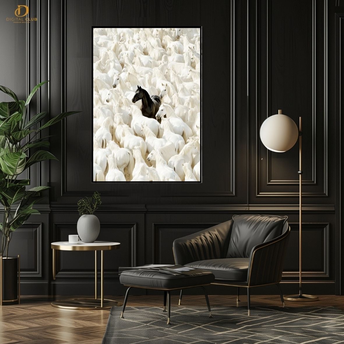 Horse Artwork 22- Animal-Premium Wall Art