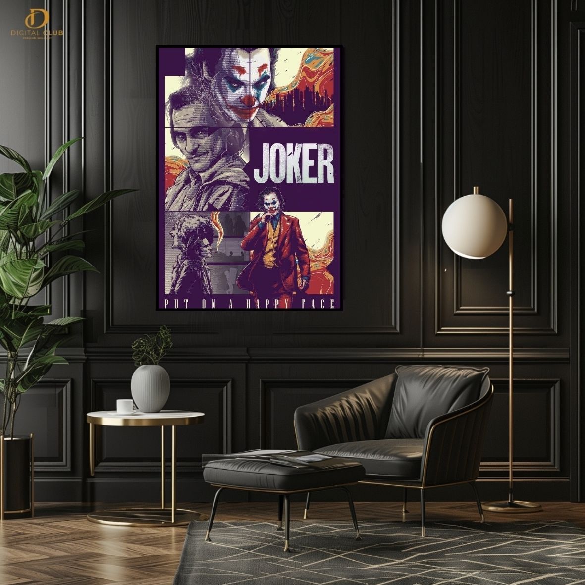 Joker Poster 2- Movie- Premium Wall Art - Art Digital Club