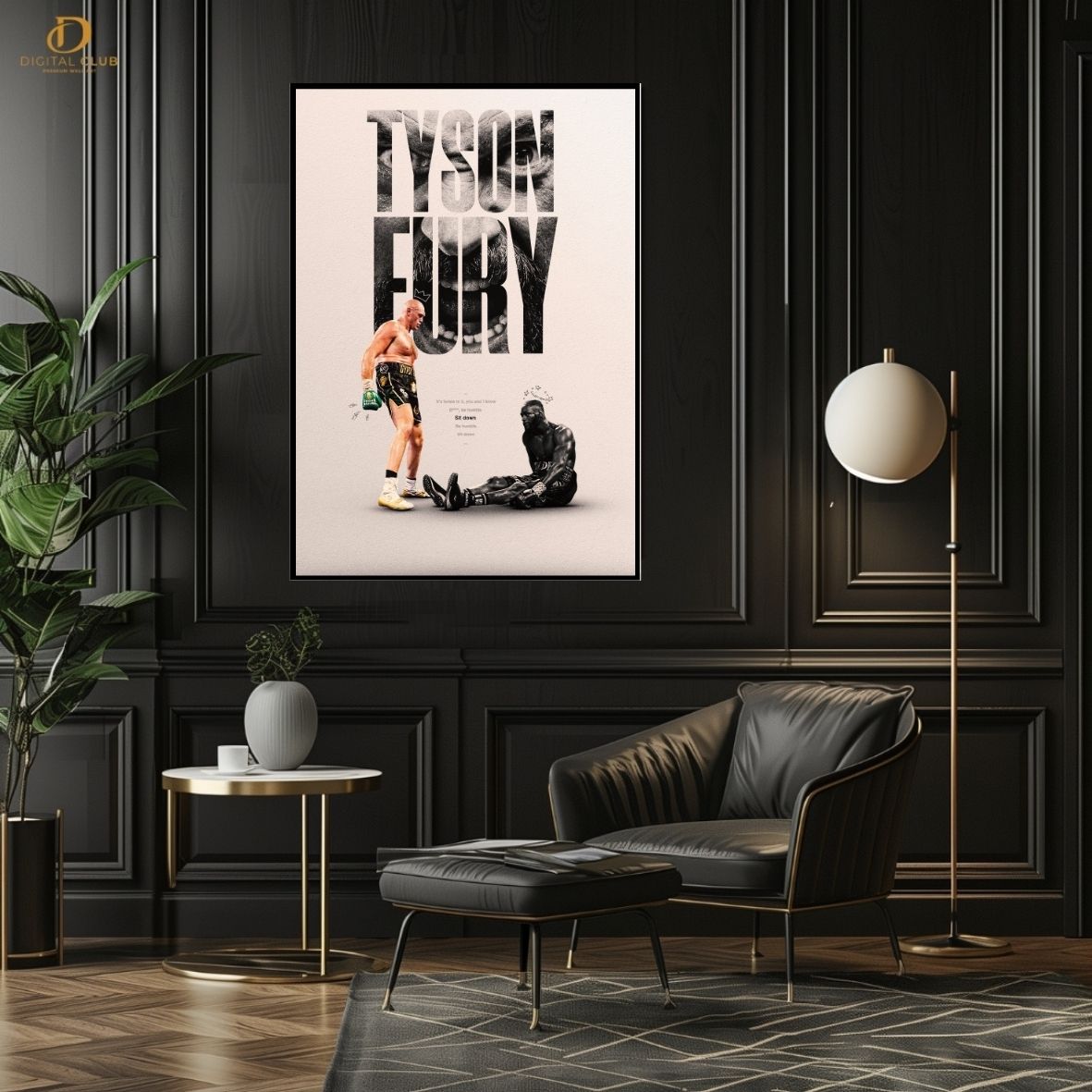 Tyson Furry - Boxing - Premium Wall Art