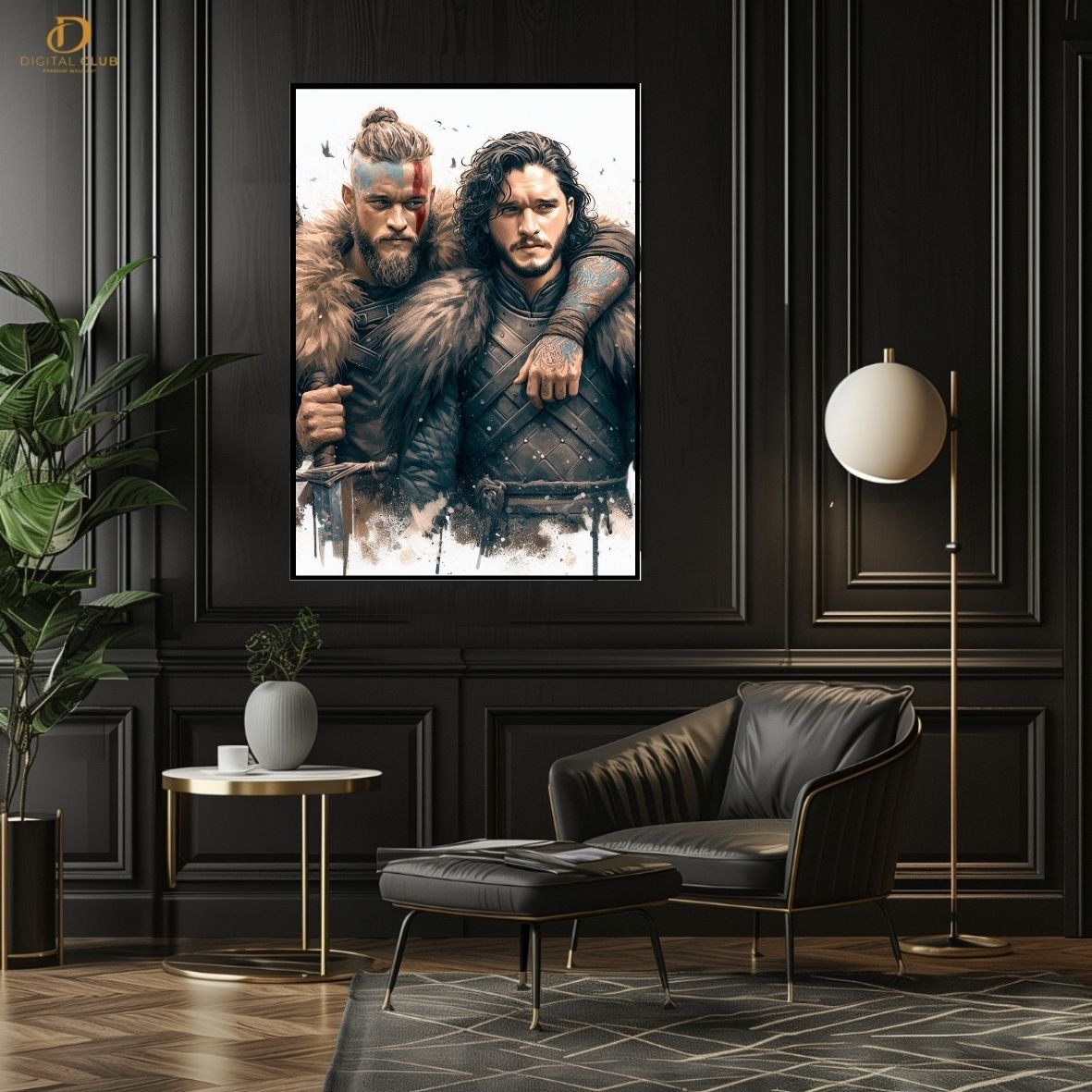 Vikings X GOT - Movie- Premium Wall Art