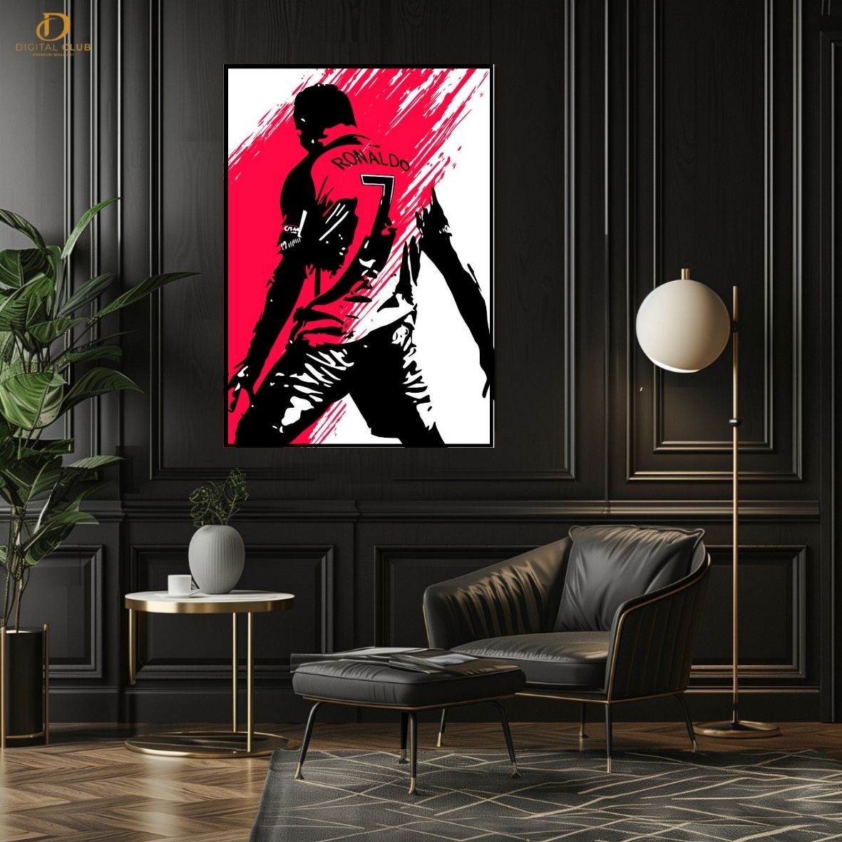 Ronaldo 7 - Football - Premium Wall Art