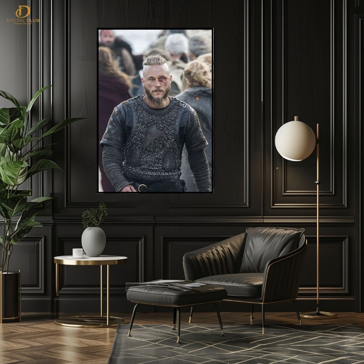 Ragnar Vikings 2- Movie - Premium Wall Art
