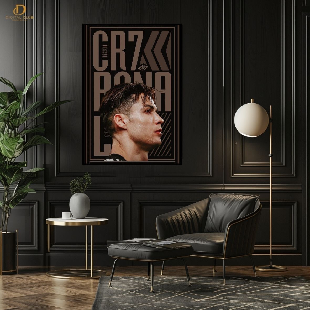 Cr7 Ronaldo- Football- Premium Wall Art - Art Digital Club