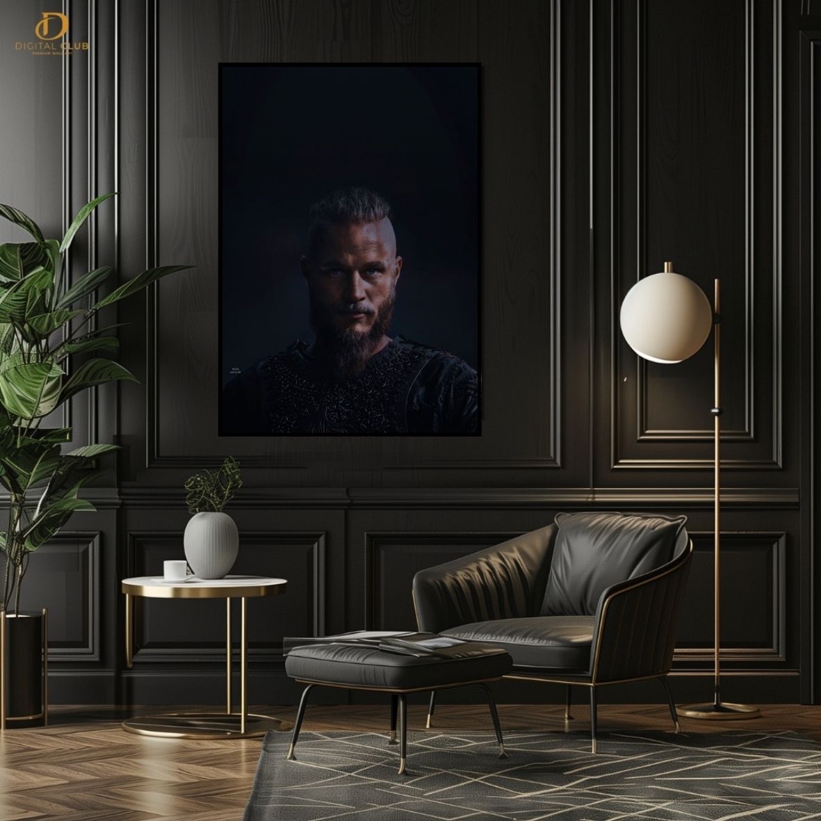 Ragnar Vikings 10 - Movie - Premium Wall Art