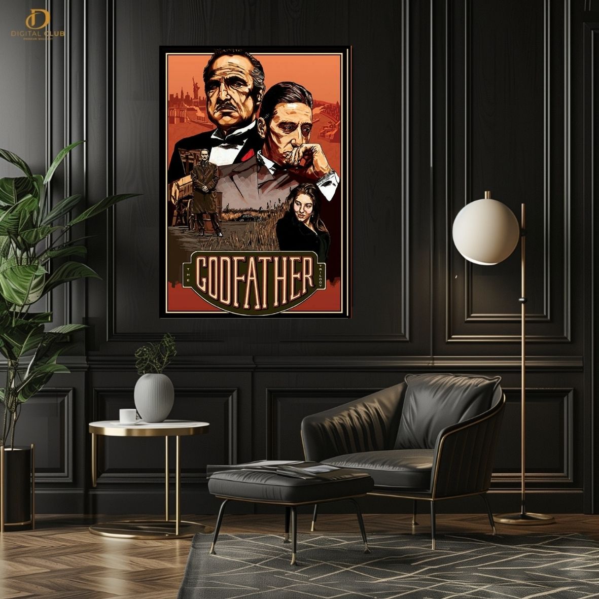 GodFather Graphic -Movie- Premium Wall Art - Art Digital Club