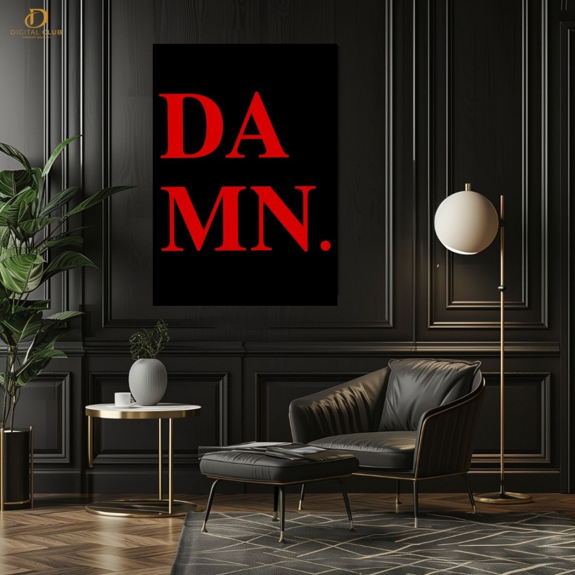 KENDRICK " DAMN " - Music Artist - Premium Wall Art