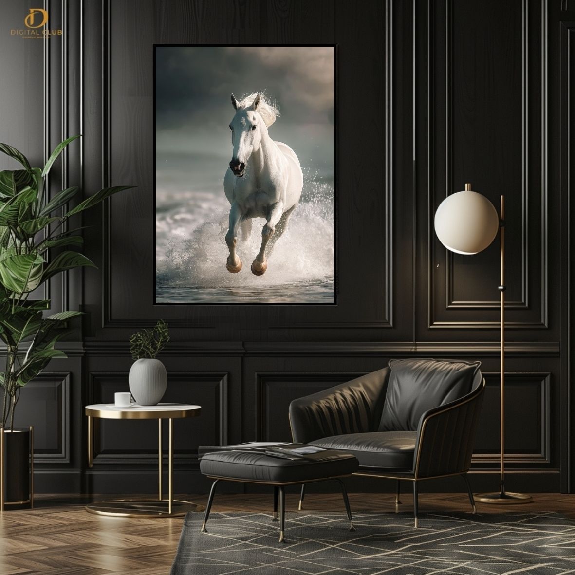 Horse Artwork 5- Animal-Premium Wall Art