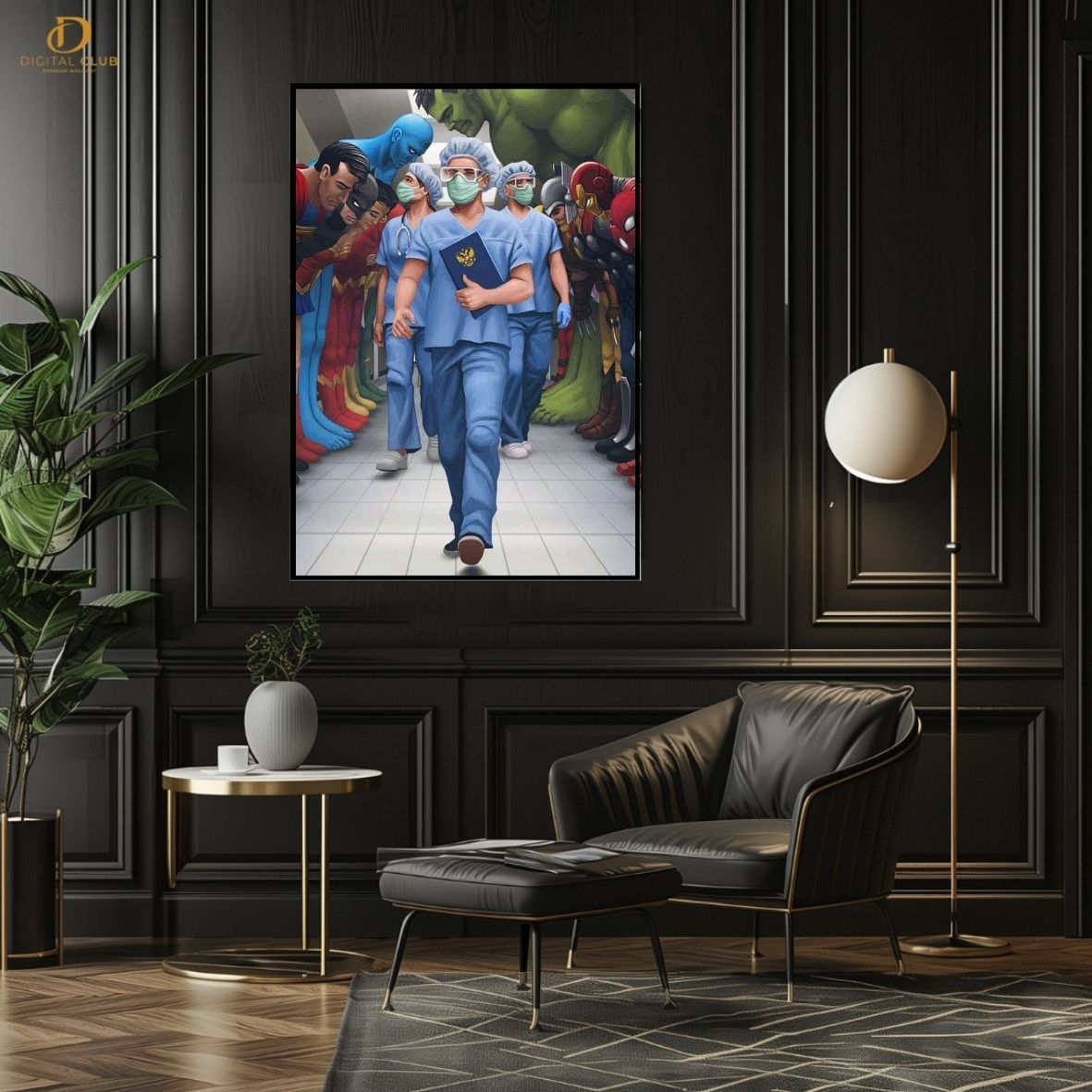 Doctor Artwork 4 -Office- Premium Wall Art