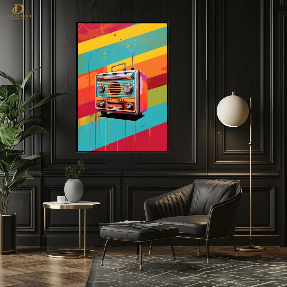Vintage Radio - Premium Wall Art