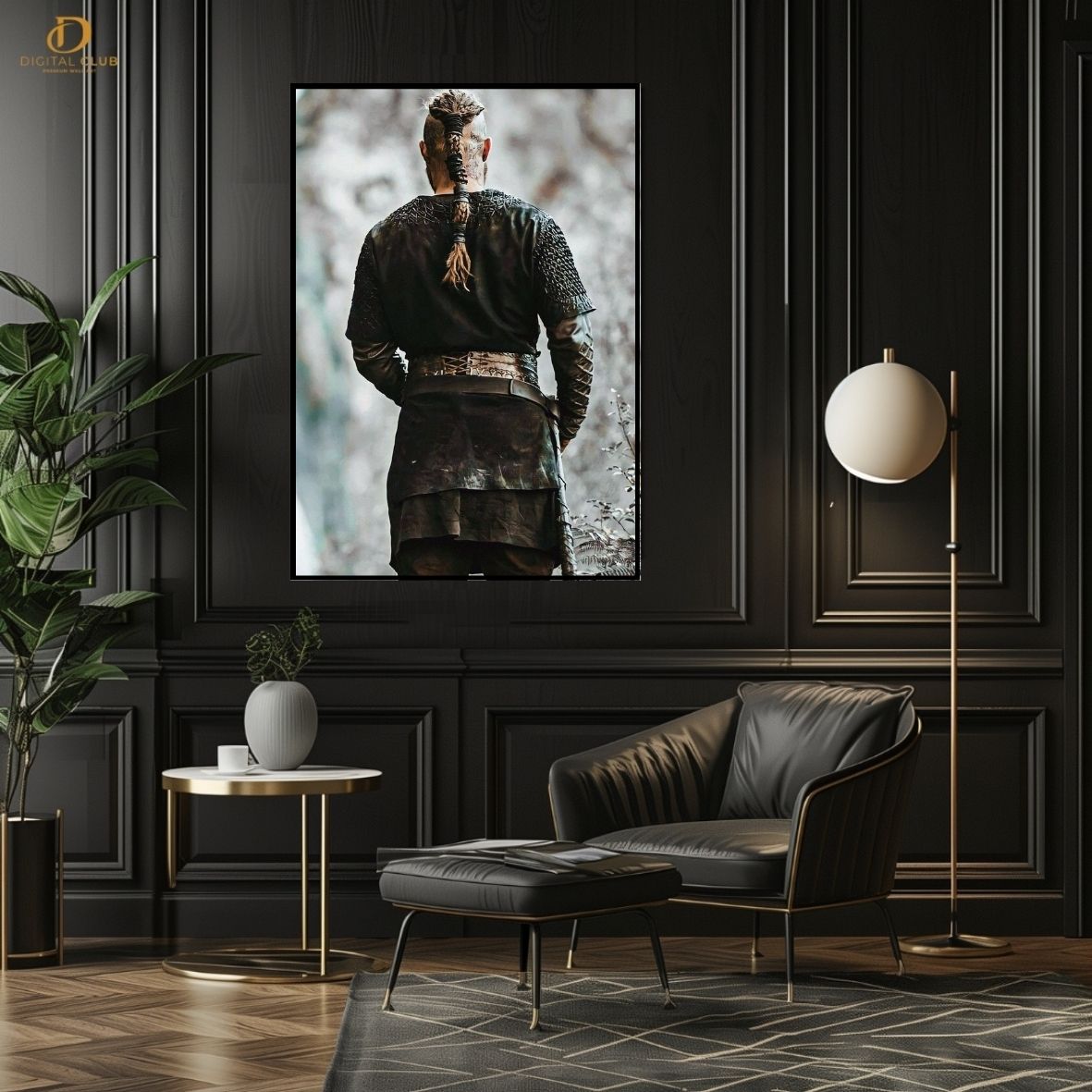 Ragnar Vikings 4- Movie - Premium Wall Art