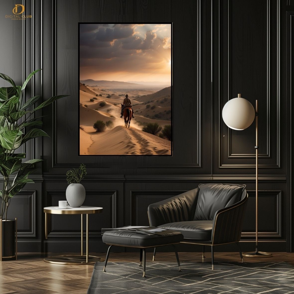 Horse Dessert -Gaming- Premium Wall Art - Art Digital Club