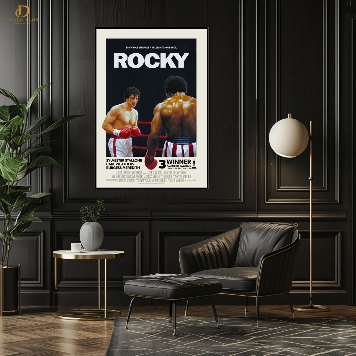Rocky- Movie - Premium Wall Art