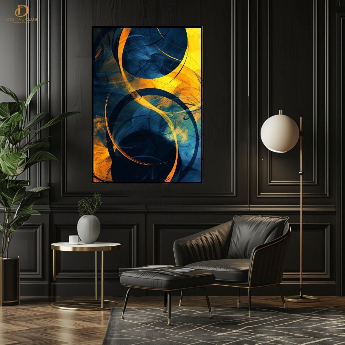 Abstract Artwork 16 - Premium Wall Art