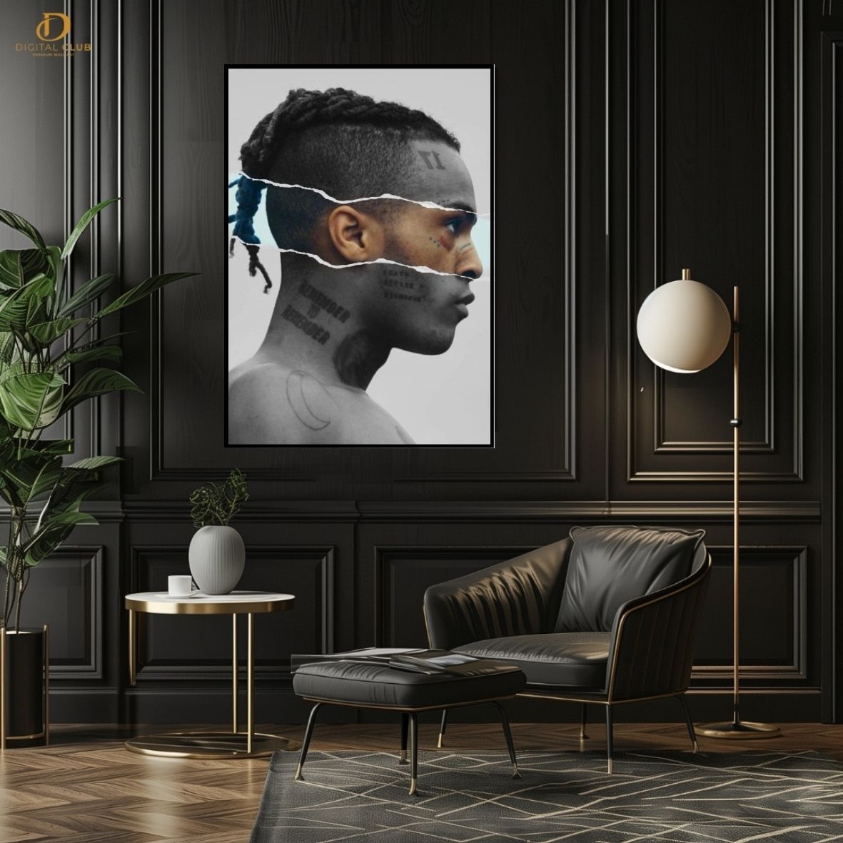 XxxTenTacion-Music- Premium Wall Art - Art Digital Club