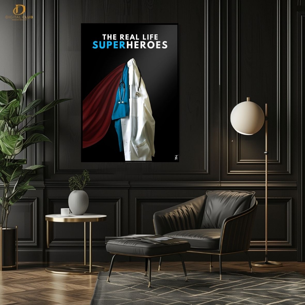 Doctor Artwork Quote -Office- Premium Wall Art