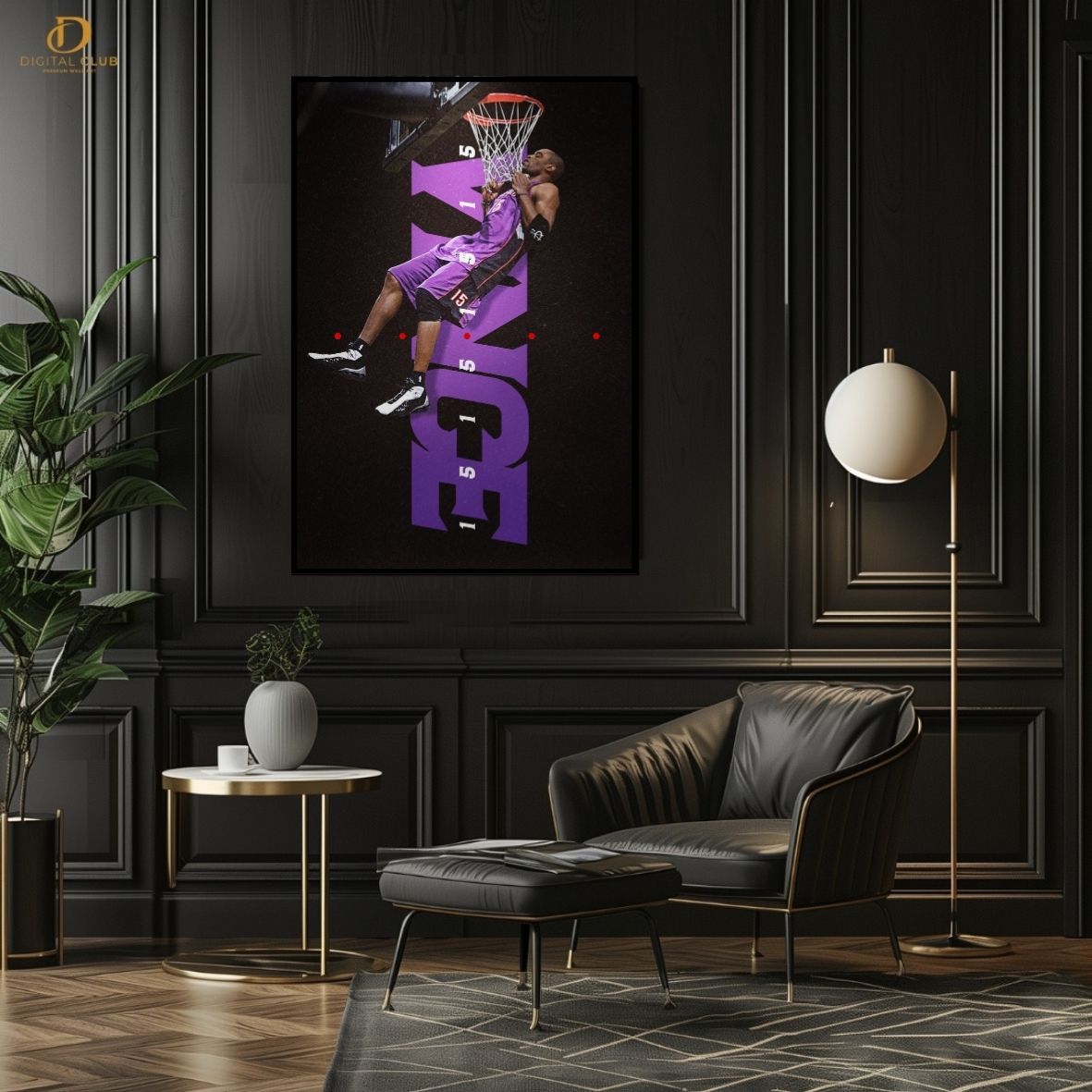 Vince Carter - Basketball - Premium Wall Art