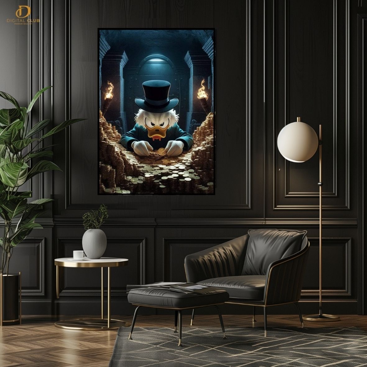 Rick Duck 2-Trendy- Premium Wall Art - Art Digital Club