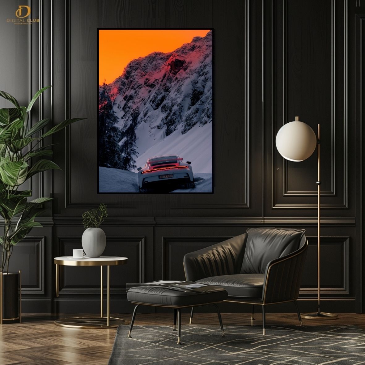 Porsche 883h -Cars- Premium Wall Art