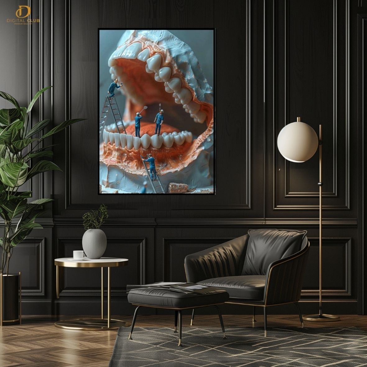 Doctor Dental Artwork -Office- Premium Wall Art