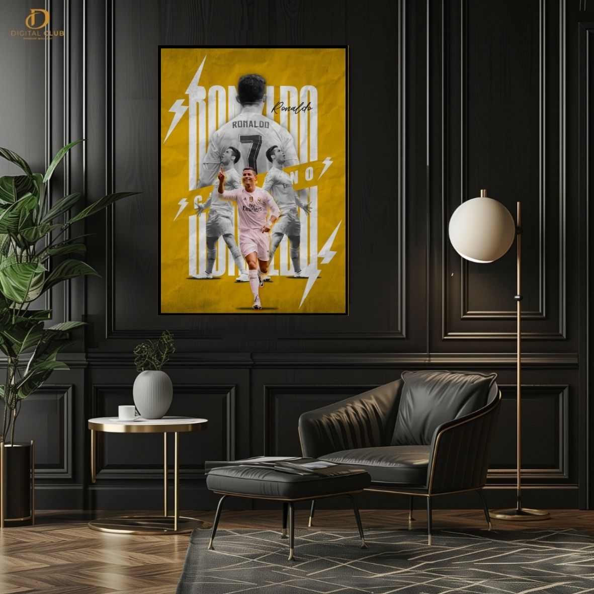 Ronaldo Artwork 3 - Football -Premium Wall Art