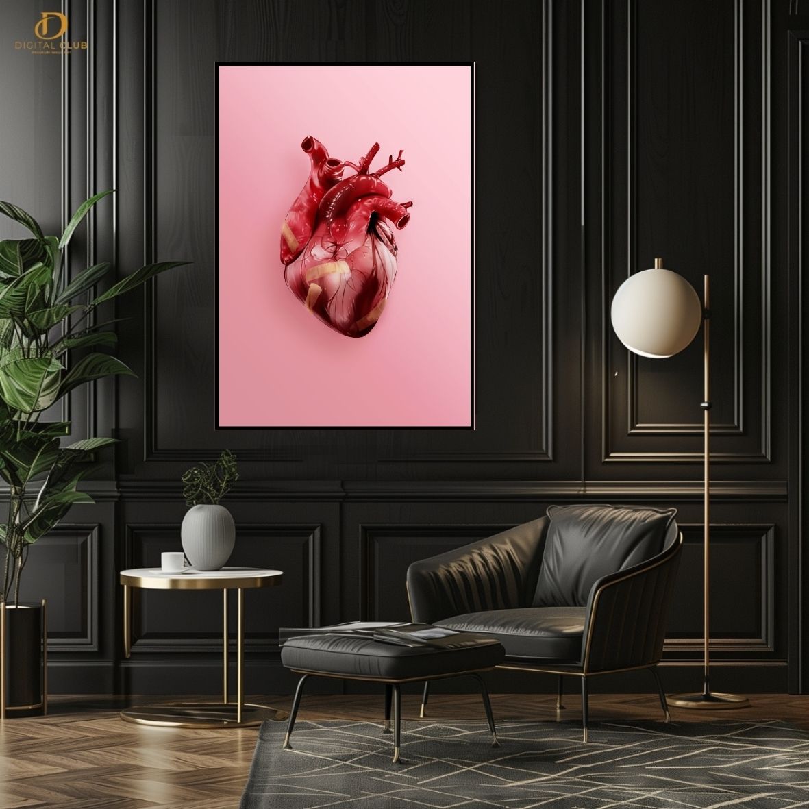 Doctor Heart Artwork 11 -Office- Premium Wall Art