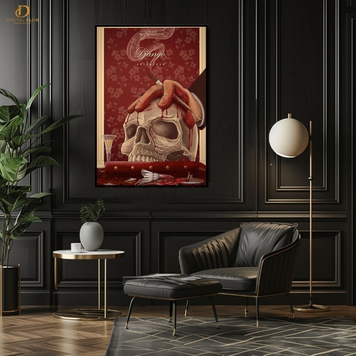 Django Unchained-Movies- Premium Wall Art - Art Digital Club