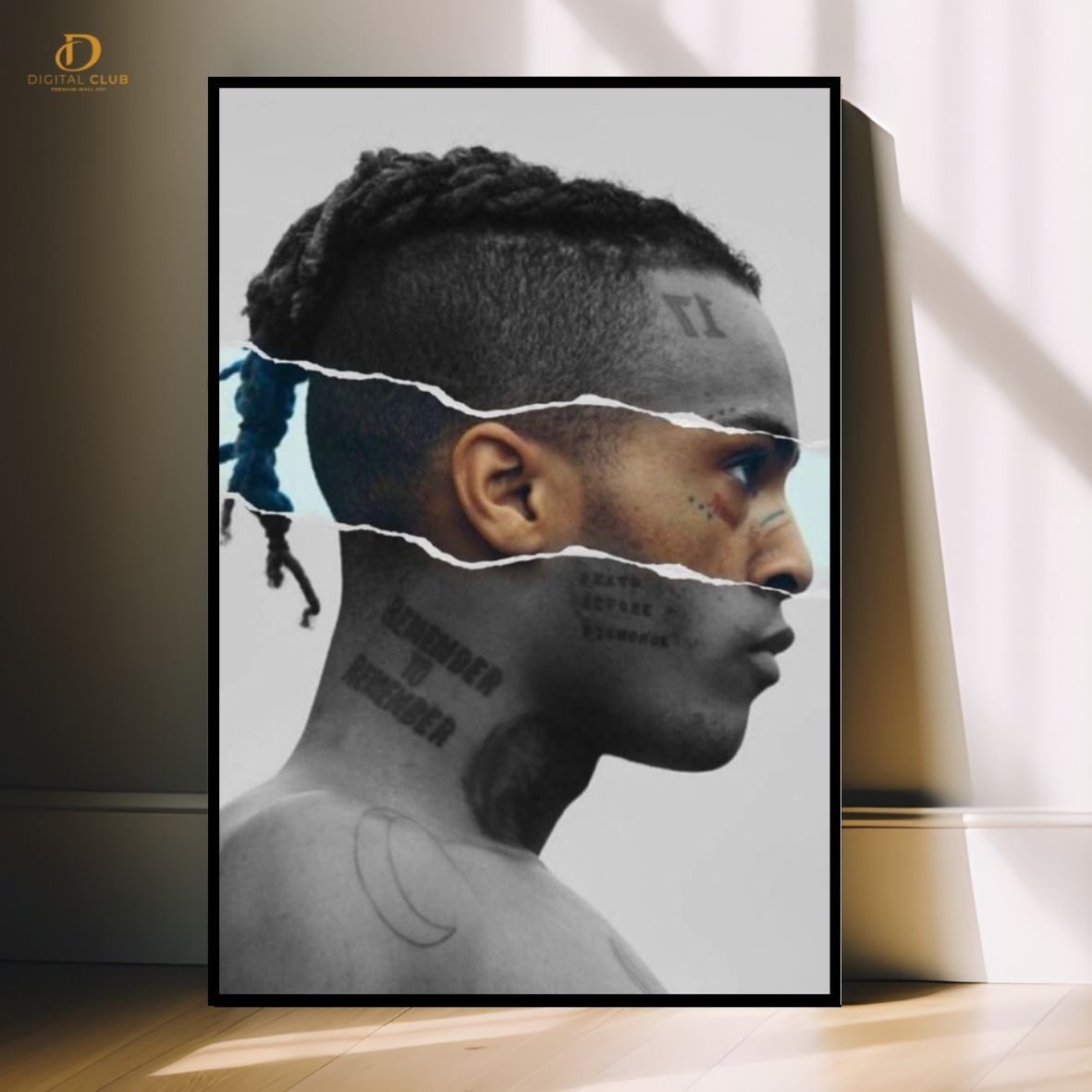 XxxTenTacion-Music- Premium Wall Art - Art Digital Club