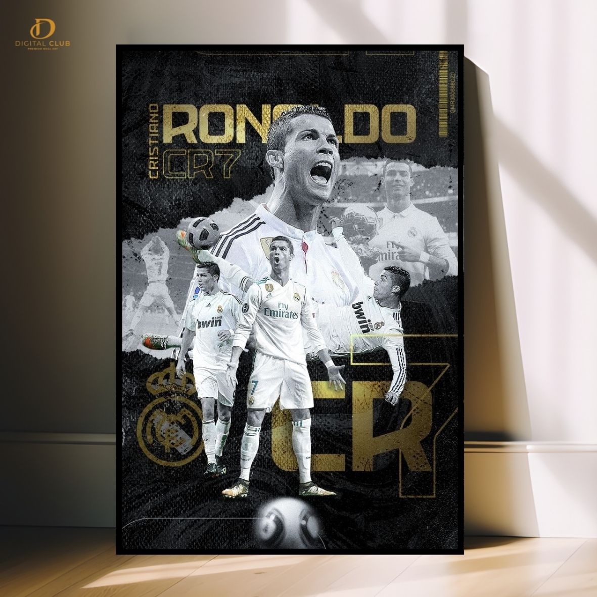 Ronaldo Artwork 4- Football -Premium Wall Art