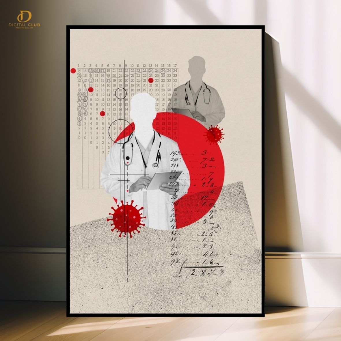 Doctor Artwork 12 -Office- Premium Wall Art