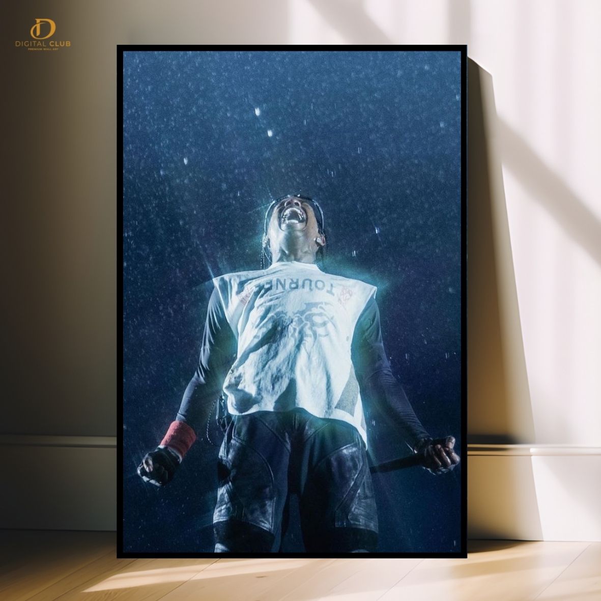 Travis Scott 20 -Music Artist- Premium Wall Art