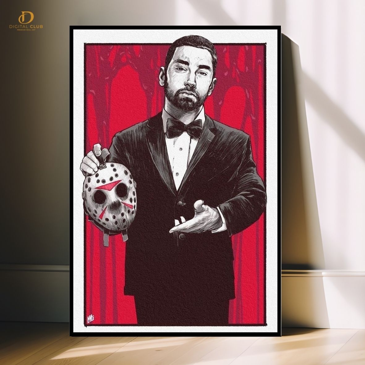 Eminem Graphic 6- Music Artist- Premium Wall Art