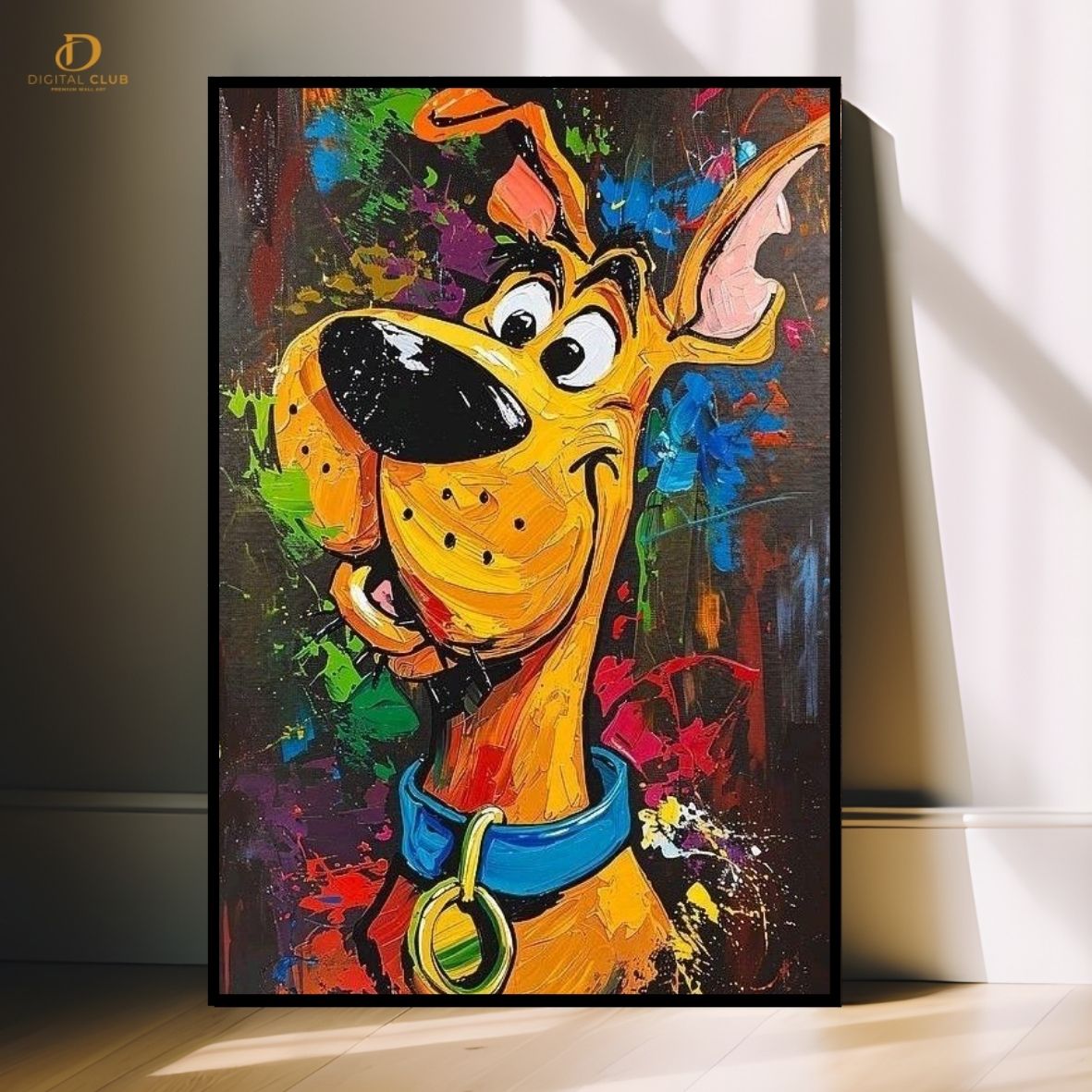 Scooby Dooby - Cartoon - Premium Wall Art