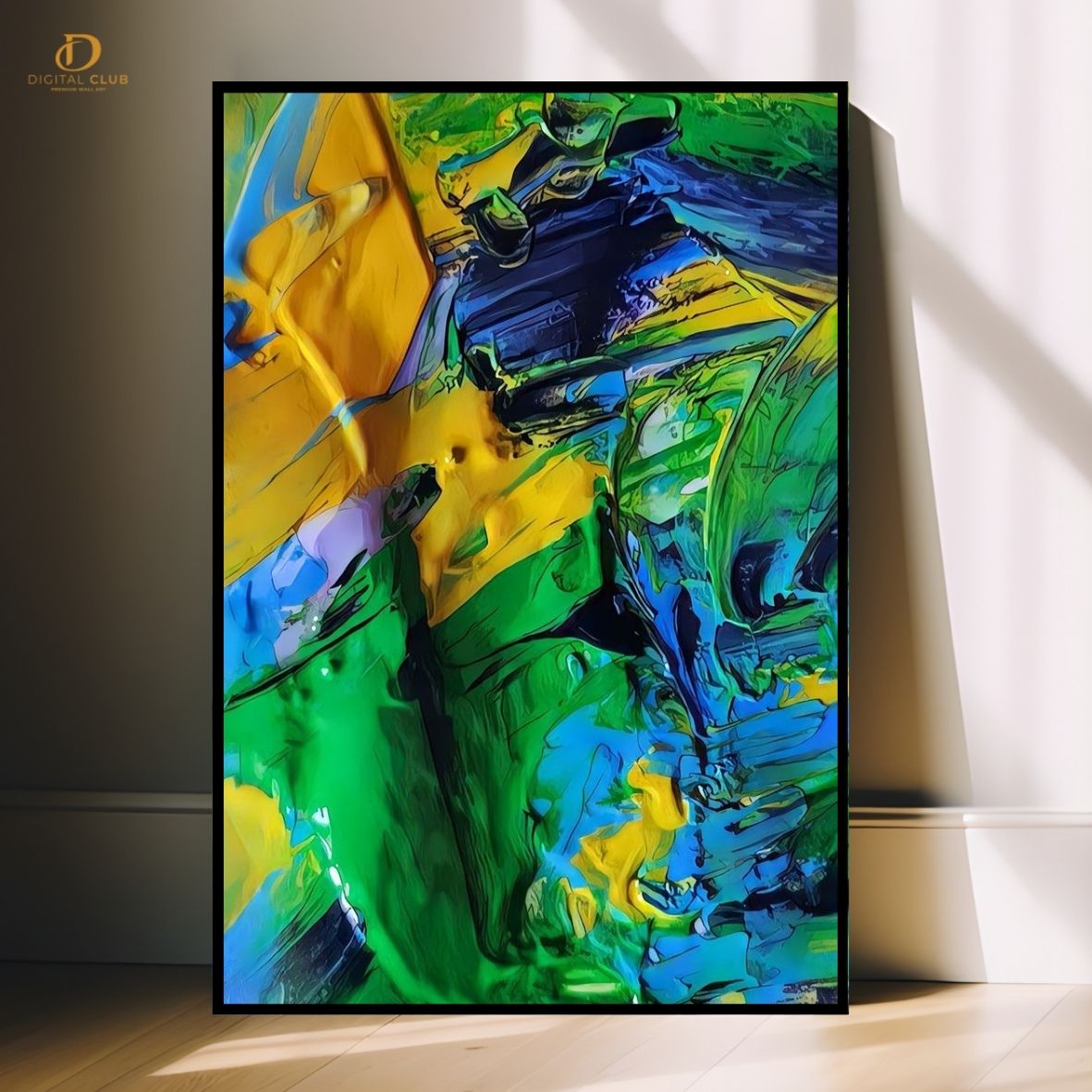 Oil Painting Artwork -Abstract- Premium Wall Art