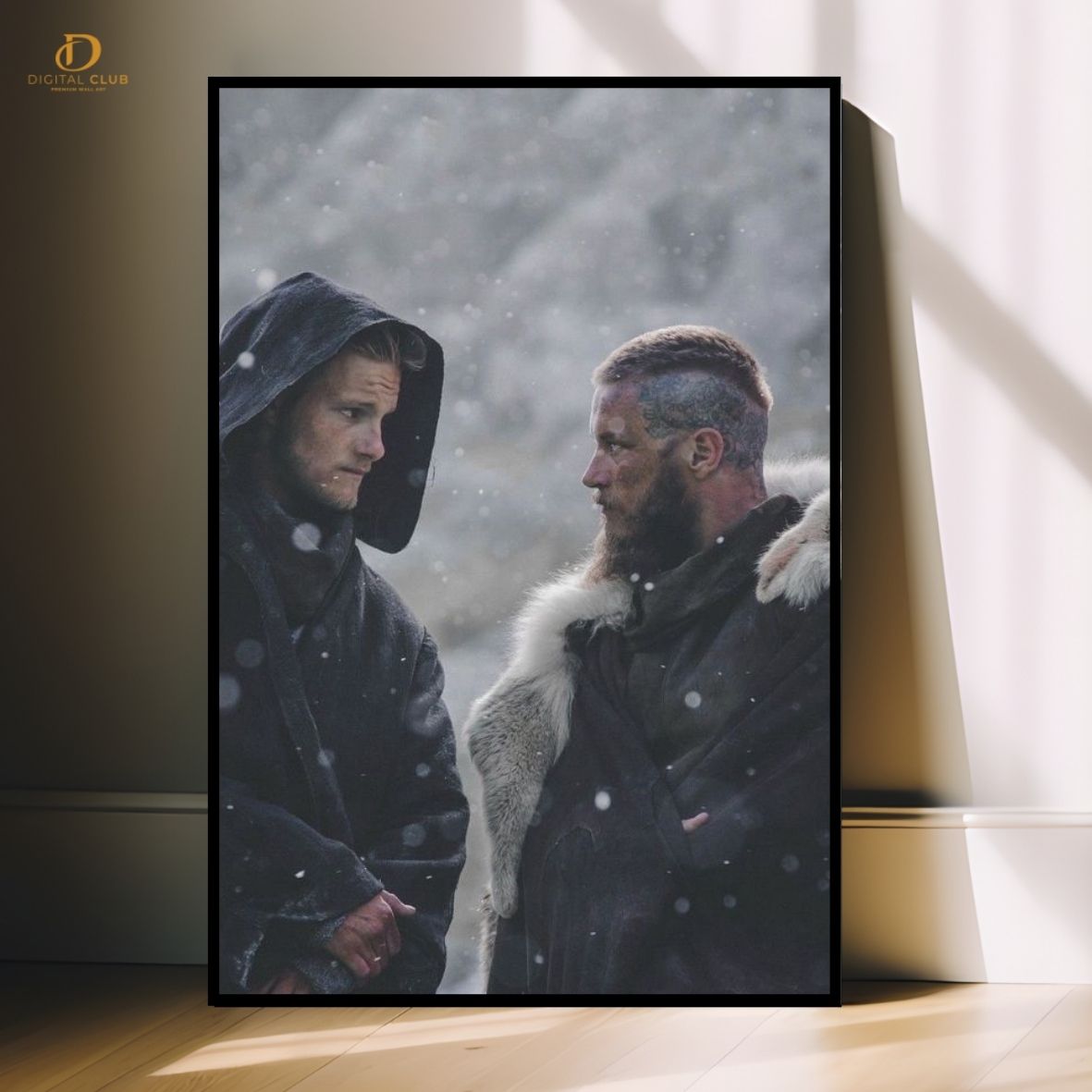 Ragnar/ Bjorn Vikings- Movie - Premium Wall Art