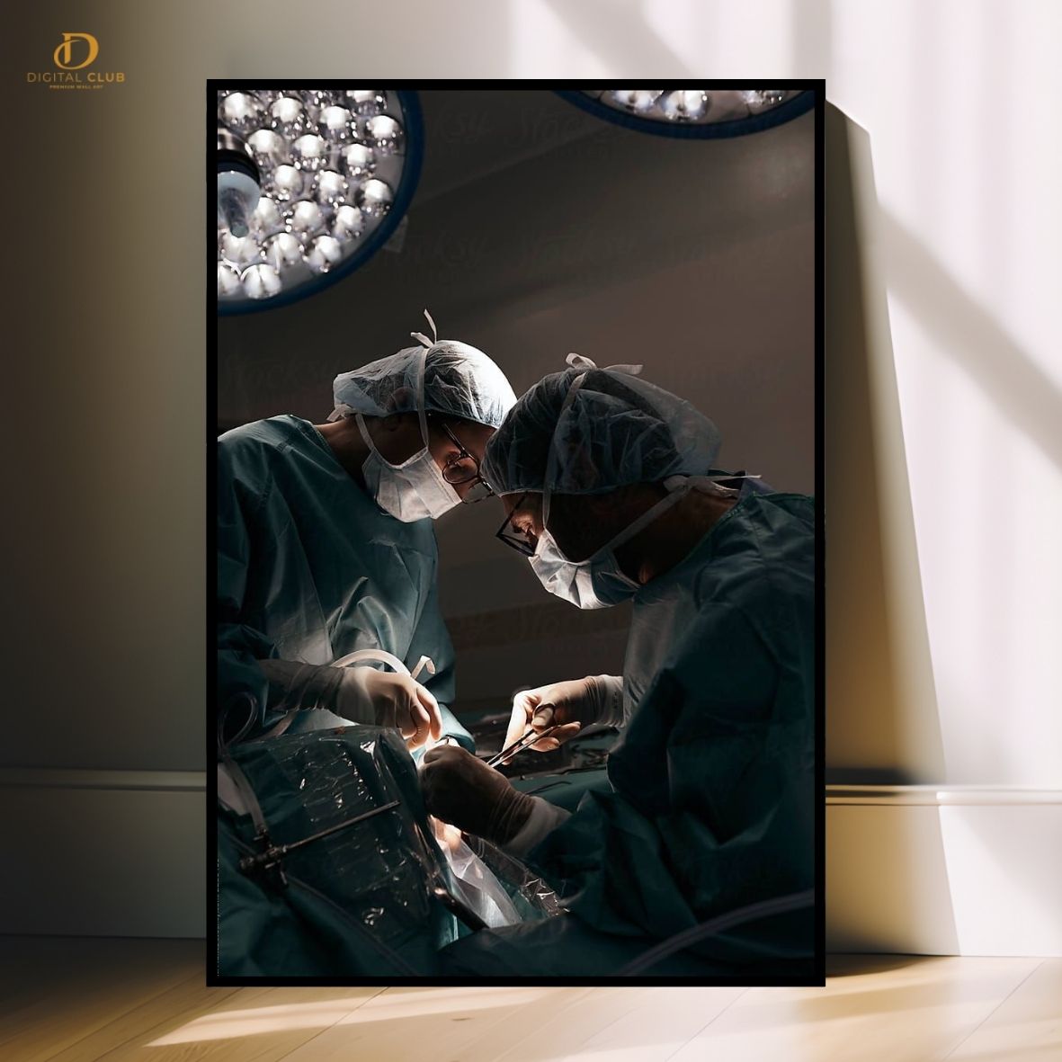 Doctor Artwork 3 -Office- Premium Wall Art
